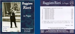 CD Ruggiero Ricci v Praze